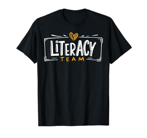 Livre Éducation Éducateur Bibliothécaire En Lisant - Literacy Team Professeur T-Shirt