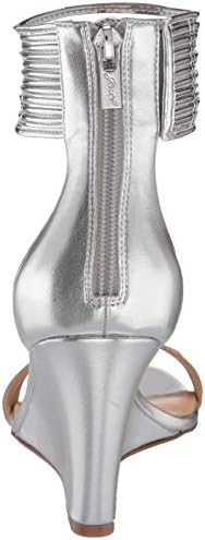 Jewel Badgley Mischka Women's STARRY Sandal, Silver, 8 M US | Image 2