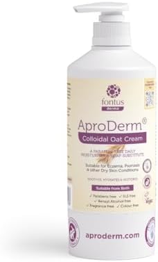 Aproderm Colloidal Oat Cream - 500ml pump - Paraffin Free Cream - Suitable for dry skin, eczema and psoriasis …