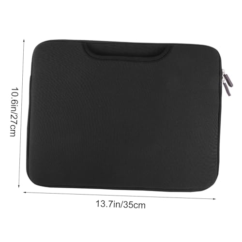 Bolso portátil resistente al desgaste con asa y funda para laptop de mujer 4