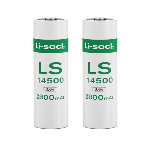 BOANV LS14500 3.6V Battery 2800mAH Batteries for Smart Oil Fuel Fauge Device Use for PLC Security System ER14505-Non Rechargable