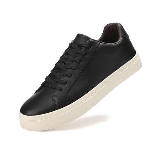 Zapatos Hombre Zapatillas Deportivas Sneakers de Piel Casual Moda Cómodo Negro 44