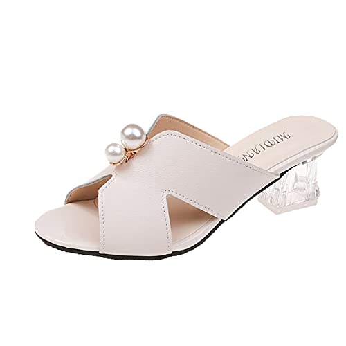 NYFF Shoes Women Sandals Gold Sandals Big Bow Slides Taupe Strappy Heels Wedge Shoes Ankle Strap Tops Casual Summer Socks Tennis Skirt Relaxing Gifts Black Suede Ankle Strap Heels, Beige, 10