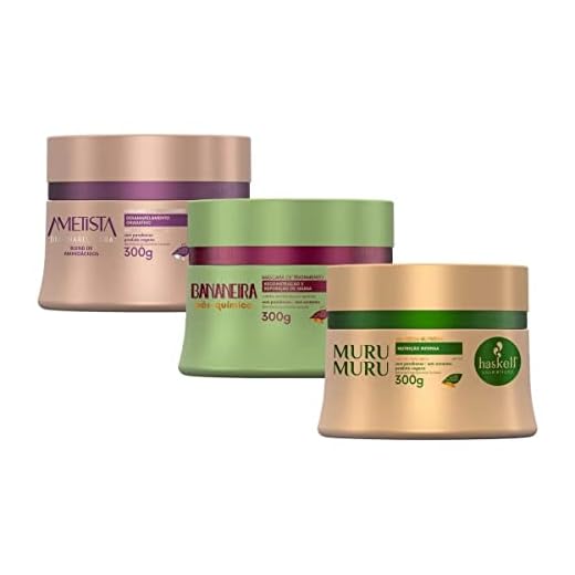 Kit Haskell Cronograma Capilar Para Cabelos Loiros 3x 250g