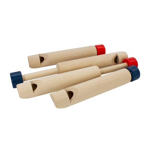 GICO Flûte à Coulisse en Bois avec Changement de tonalité Multicolore 4 pièces- 7926