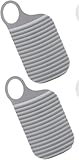 NARHOR Mini Wash Board Mini Washboard, tragbar, 2 Stück, tragbar, rutschfest, Mini-Washboard, Reinigungswerkzeug für das Waschbrett, tragbar, Kleidung für Kinder, Waschen