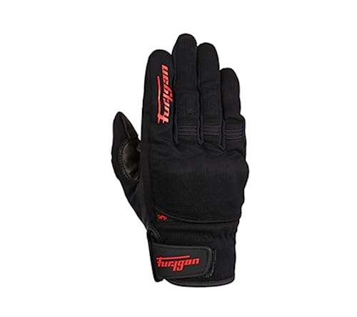 Furygan Jet D3O Lady - Guantes de Moto para Mujer - Palma 100% Piel - Pantalla táctil - Comodidad - Guantes de Verano - Transpirables y Ligeros - Protección contra Impactos D3O