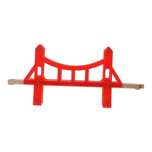ERINGOGO 1pc Wooden Train Bridge Design Train Track Accessories for Suspension Bridge