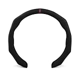 passat 3c r-line lenkrad Dual Funktion: Suede Lenkradschoner schützt und verbessert das Äußere der neue, altere oder schmutzige Lenkräder. Keine Schnittstelle und Grid Marker der 12 Uhr Richtung, einteiliges Formteilr, um Ihren Fahrzeuginnenraum individueller zu gestalten.