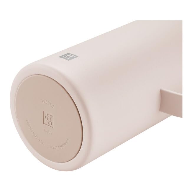 ZWILLING Thermo Plus - Termo (1,2 L, hasta 24 horas, doble pared, acero inoxidable, a prueba de fugas, apto para lavavajillas, base antideslizante, color rosa