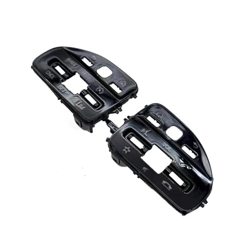 Boutons commande volant de remplacement pour Benz AMG coque noire usée