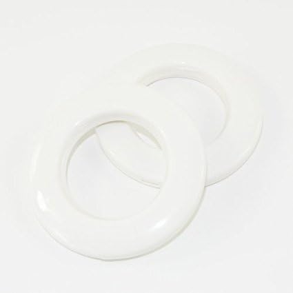 Plastic Curtain Rings colour White size 45mm./50 piece