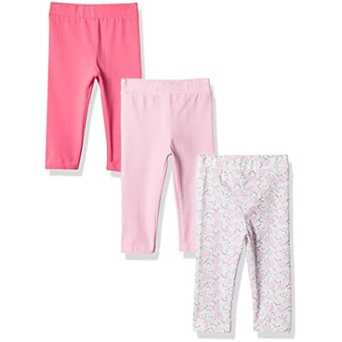 Luvable Friends Baby Girls' 32202_pinkrose_18-24m Leggings, Pink Rose, 18-24 Months (Pack of 3) Cover