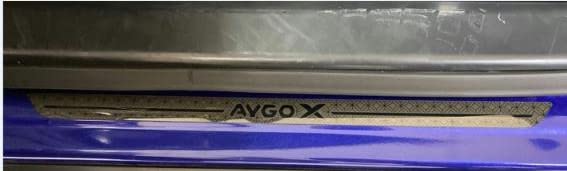 Plaques d'éraflures Aygo X protection pour trajets urbains