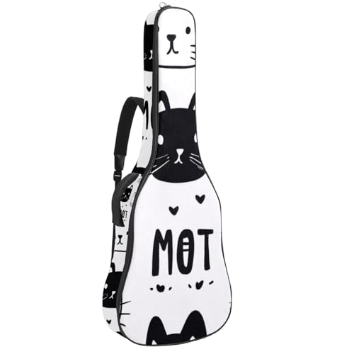 Housse de guitare 109 cm sac à dos pour cours et trajets urbains
