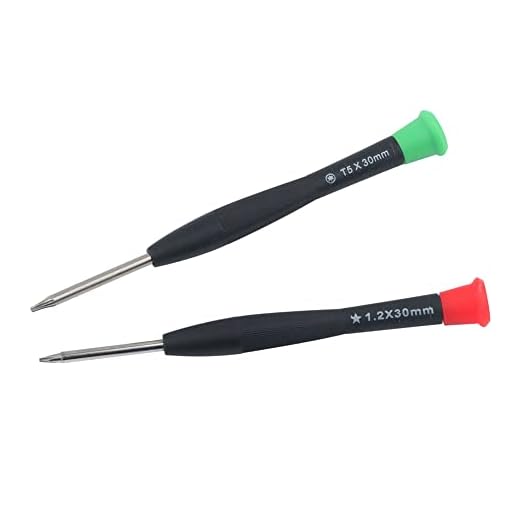Precision T5 Torx Star Screwdriver and 5-Point 1.2mm P5 Pentalobe Screwdriver Set for Retina MacBook Pro and Air Repair Tool Kit