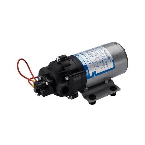 Bomba de diafragma DP-60A agua refuerzo alta presión, bomba lavadora con interruptor CC 12 V/24 V para uso de bricolaje(DC 24V)