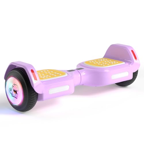 Image of SIMATE 6.5 inch Bluetooth Scooter, LED Lights & APP & Music Speaker, Long Battery Life, Gifts for Kids & Adults & Girls & Boys, for All Ages