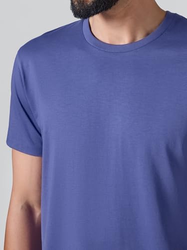 Image of XYXX Men's Iconique Solid Supima Cotton Slim Fit T-Shirt | Super Soft Half Sleeve Tshirts with Superior Colour Retention