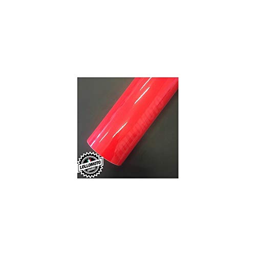 Entra e scegli le misure, Pellicola car wrapping Rosso Lucido, Rivestimento per auto, moto, barche, interior design, arredamento.