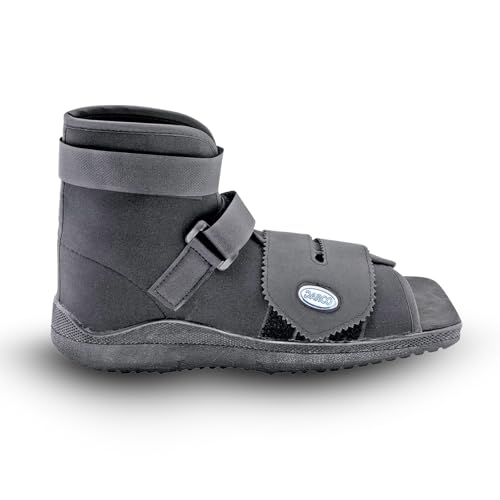 Solace Bracing x Darco SlimLine Cast Boot - NHS Supplied Stabilising Fracture Boot - #1 Pressure Relieving Walking Boot - Left or Right Foot - Unisex - Black - Small