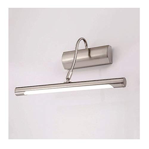FJGHLBX Lámparas de Espejo de Baño Espejo Led Luz Delantera Baño Lámpara de Pared Antivaho Tocador Espejo Lámpara de Gabinete Espejo Simple Faro Trompeta Iluminación de Pared/A-White Light