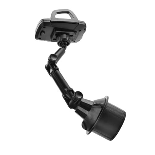 Regolabile per Auto Supporto Tazza Abs Resistente Stabile e Compatto per e Telefono Compatibile con Vari Modelli Veicoli Nero Elegante