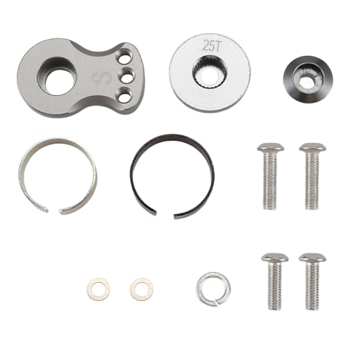 Blmirror Metall 25T Verstellbarer Servo Saver Arm Horn für -4 für Axial SCX10 1/10 RC Autos Hubschrauber Modell Boot Upgrade Teile, S, C Blmirror Metall 25T Verstellbarer Servo Saver Arm Horn für -4 für Axial SCX10 1/10 RC Autos Hubschrauber Modell Boot Upgrade Teile, S, C