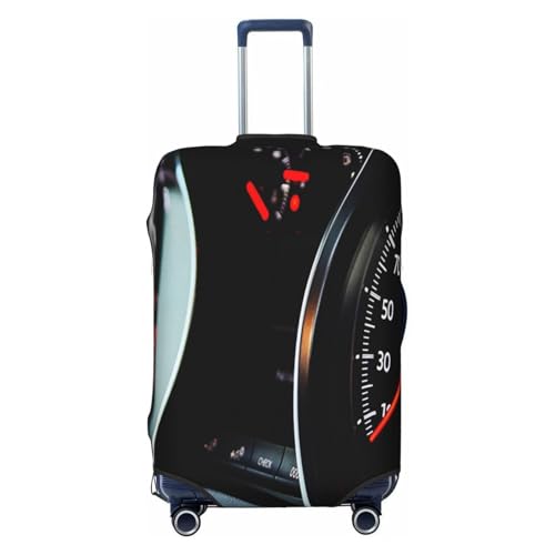 Automobile Dashboard Race Car Luggage Cover for Suitcase, Suitcase Cover Protector Fit 18-21 Inch Luggage Travel Accessories, S