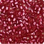 Miyuki Delica 11/0 - Medium Pink Rose Silver Lined-Dyed DB1341 - 250gms Bag of Japanese Glass Beads Bulk Bag of Japanese Glass Beads