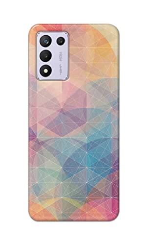 Image of Printed Hard Back Cover Case for Realme 9 5G Speed Edition | Realme 9 5G SE | Realme 9 SE 5G Back Cover (Crumpled Paper Design) -1803