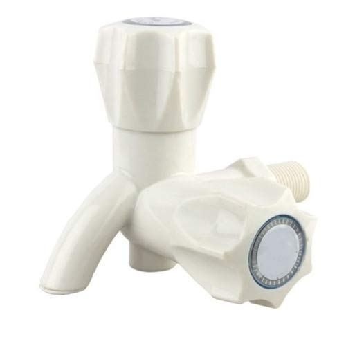 Umiya PVC Two Way BIB Cock Tap Wall Mounted for Kitchen/Bathroom White Made of Virgin ABS Plastic Material Pack of 1 (B08W52CR9V) Amazon Price History, Amazon Price Tracker