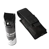 護身用グッズ 熊撃退スプレー 熊スプレー くまよけグッズ キャンプ 登山 アウトドア 新型リキッドタイプ式 強力噴射 専用ホルスター付き