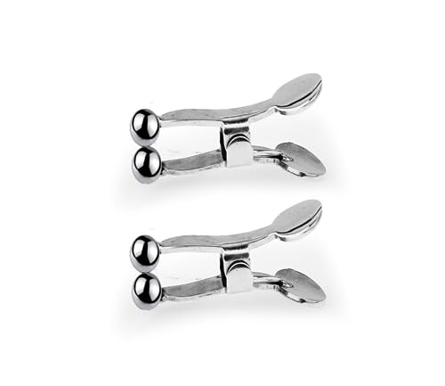 Qlsxtm UYTYTHZ-01 Nipple Clip Clamps With Stainless Steel Spring Clip, Adjustable Weight Metal Nipple Clamps For Men Women, Non-Piercing Metal Stimulator Nipple Clips Adult Toys thumb #4
