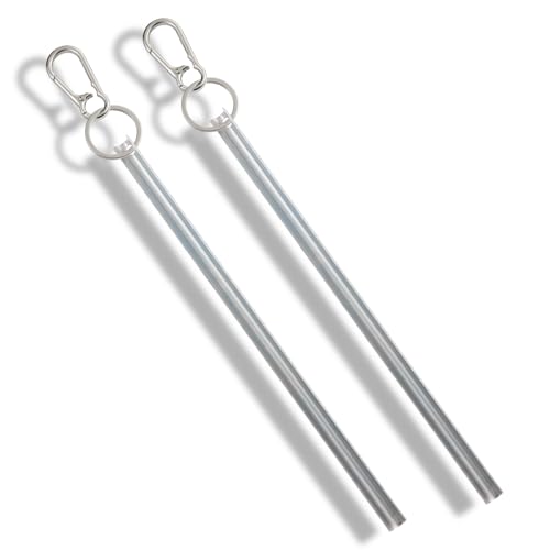 Half Moon Elevator Door Key 2 Pack Heavy Duty Large Lunar Elevator Door Key Fit for Otis PN 194AD2 Replacement Emergency Hoistway Door Unlock Tool with a Metal Keyring Keychain