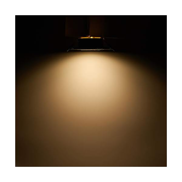 HCFEI 6er Set LED Einbaustrahler 5W dimmbar flach Eckig IP44 Badezimmer 230V Spot Außen Warmweiß 3000K – Bild 8