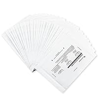 Bonsaii Ölpapier für Aktenvernichter, 24 Blatt Ölblätter für die Wartung des Schredders, je 21.4 x 15.1 cm