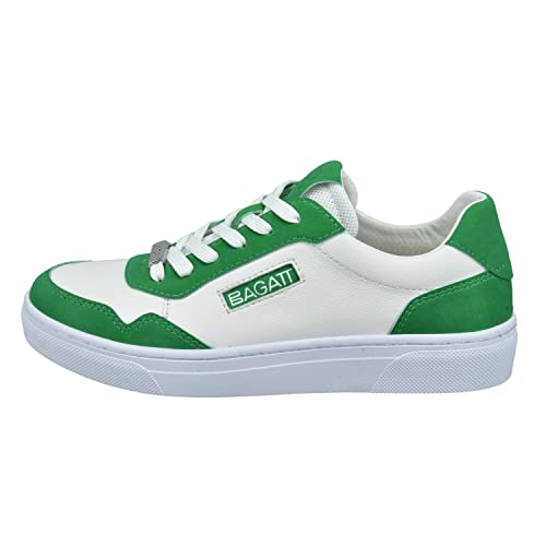 Preisvergleich Produktbild BAGATT Damen D31-8771G Sneaker, Green / White, 37 EU