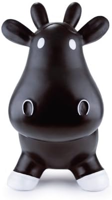 Trumpette Howdy Cow Kids Inflatable Bouncy Rubber Hopper Ride-On Toy White