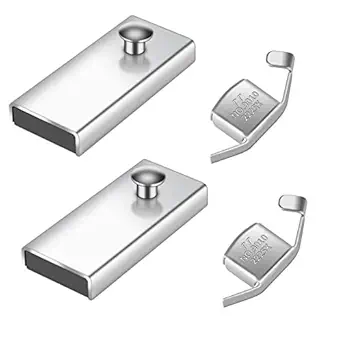 4 Pieces Magnetic Seam Guide for Sewing Machine Sewing Straight Seam Metal Seam Guide Ruler Gauge Sewing Machine Attachments