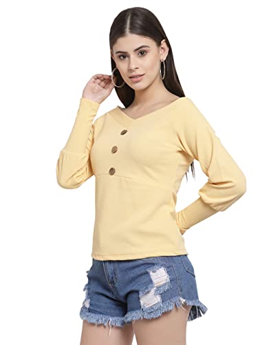 Image of Style Quotient Women Beige Fitted Top