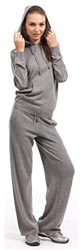 Lounge Pants Women - 100% Cashmere with Drawstring Waist and Side Pockets Super Soft Hand-Knitted3
