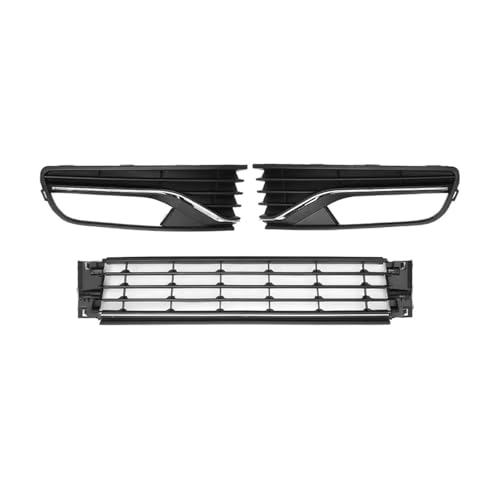 Calandre centrale noire haute résistance pour VW Polo 6R 2014-2017 avec grilles