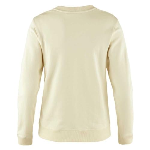 Fjallraven 87230-113 1960 Logo Badge Sweater W Sweatshirt Damen Chalk White Größe XXL