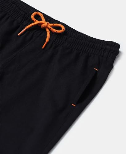 Image of Jockey AB10 Boys Super Combed Cotton Rich Graphic Printed Joggers with Elasticated Hem
