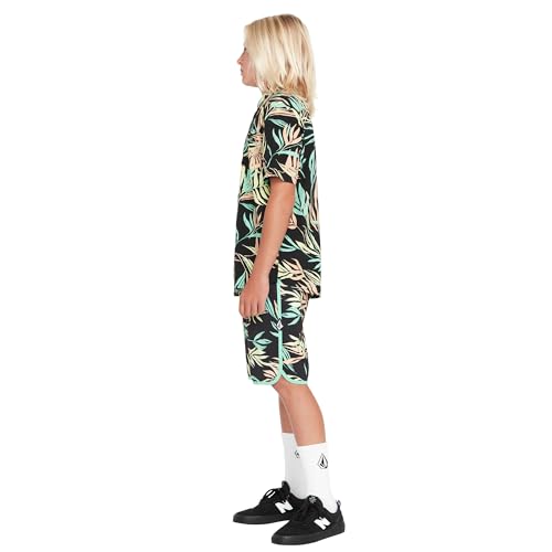 Image of Volcom Boys Bleeding Leaf Mod Black 26