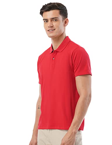 Image of FYLTR Men's Casual Polo T-Shirt with Contrast Placket | Polo - T-Shirt for Man | T-Shirt for Men
