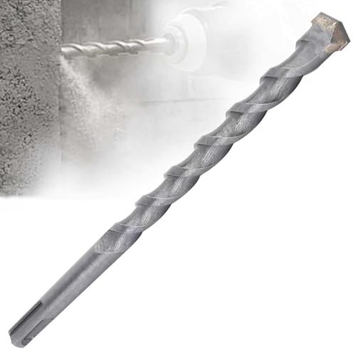 Socanby Masonry Drill Bit 12mm x 200mm Carbide Tipped Rotary Hammer Bit 10mm Round Shank for SDS...