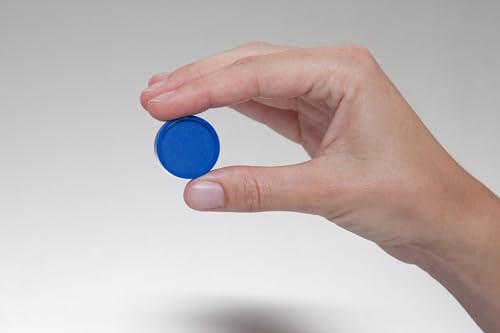 Maul 6172335 Round Magnet PP - 8.4 x 30 MM/Set of 10, Blue, diameter 29 mm - Image 2