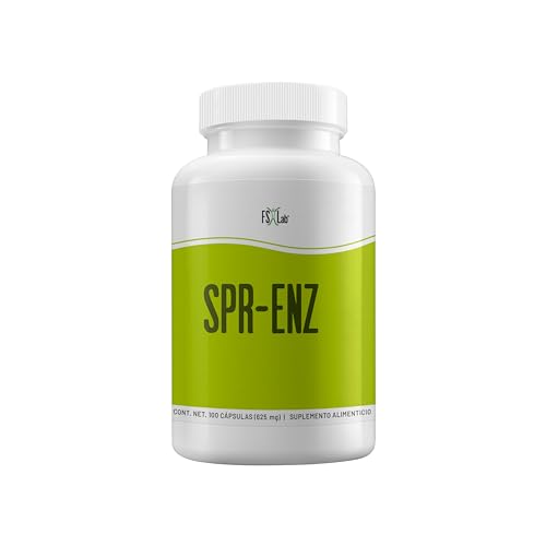 Probióticos, FS LAB - Enzimas Digestivas de NaturalSlim - SPR-ENZ Producto Oficial de Frank Suárez- Excelente para la Absorción de Nutrientes - 100 cápsulas
